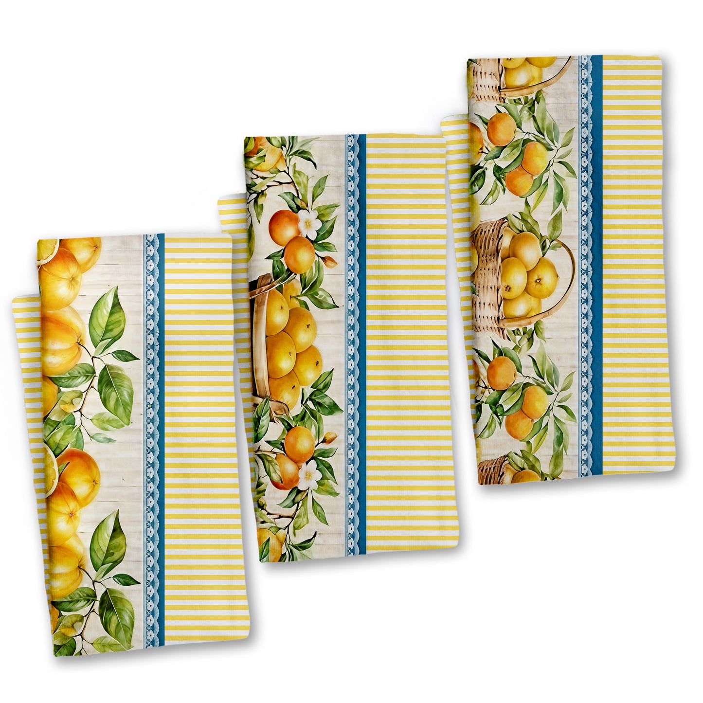 Summer Fruit Dish Cloth (Set of 3)