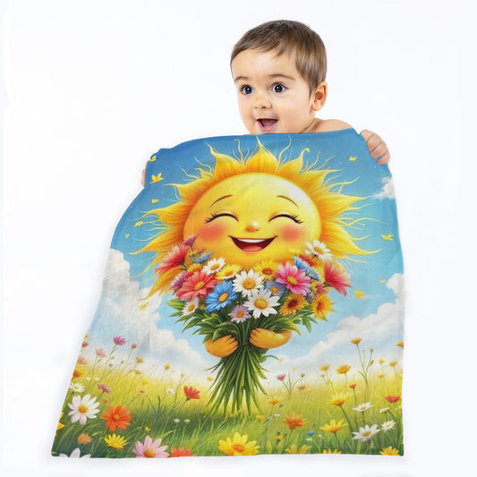 Summer Sun Toddler Fleece Blanket