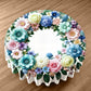 Summer Wreath  Round Tablecloth