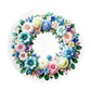 Summer Wreath  Round Tablecloth