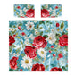 Summer in Soft Blue Duvet Cover Set