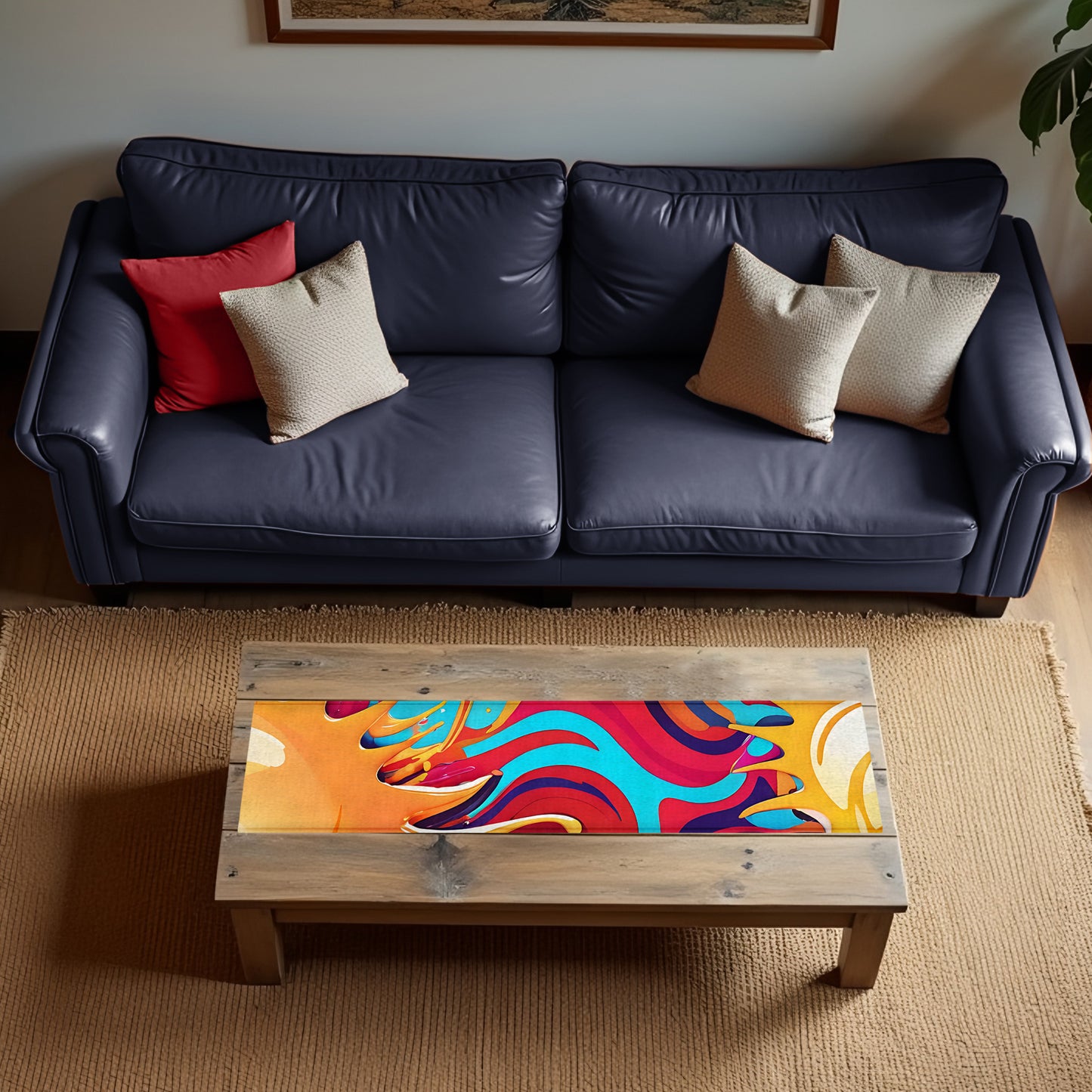 Sun Rays 160cm Table Runner