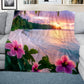 Sun and Sea Light Weight Fleece Blanket