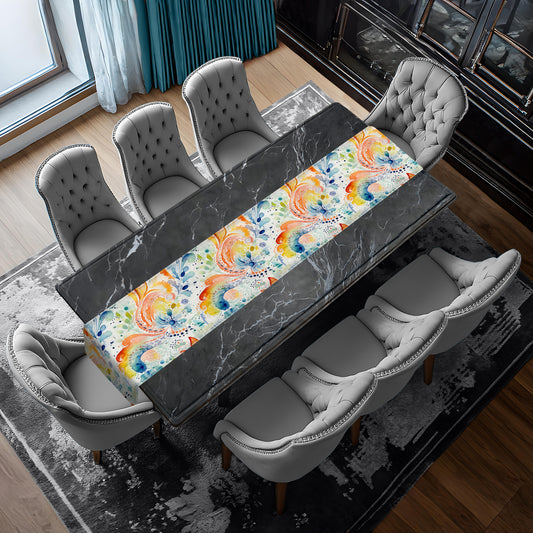 Sunbathed Leaves Table Runner