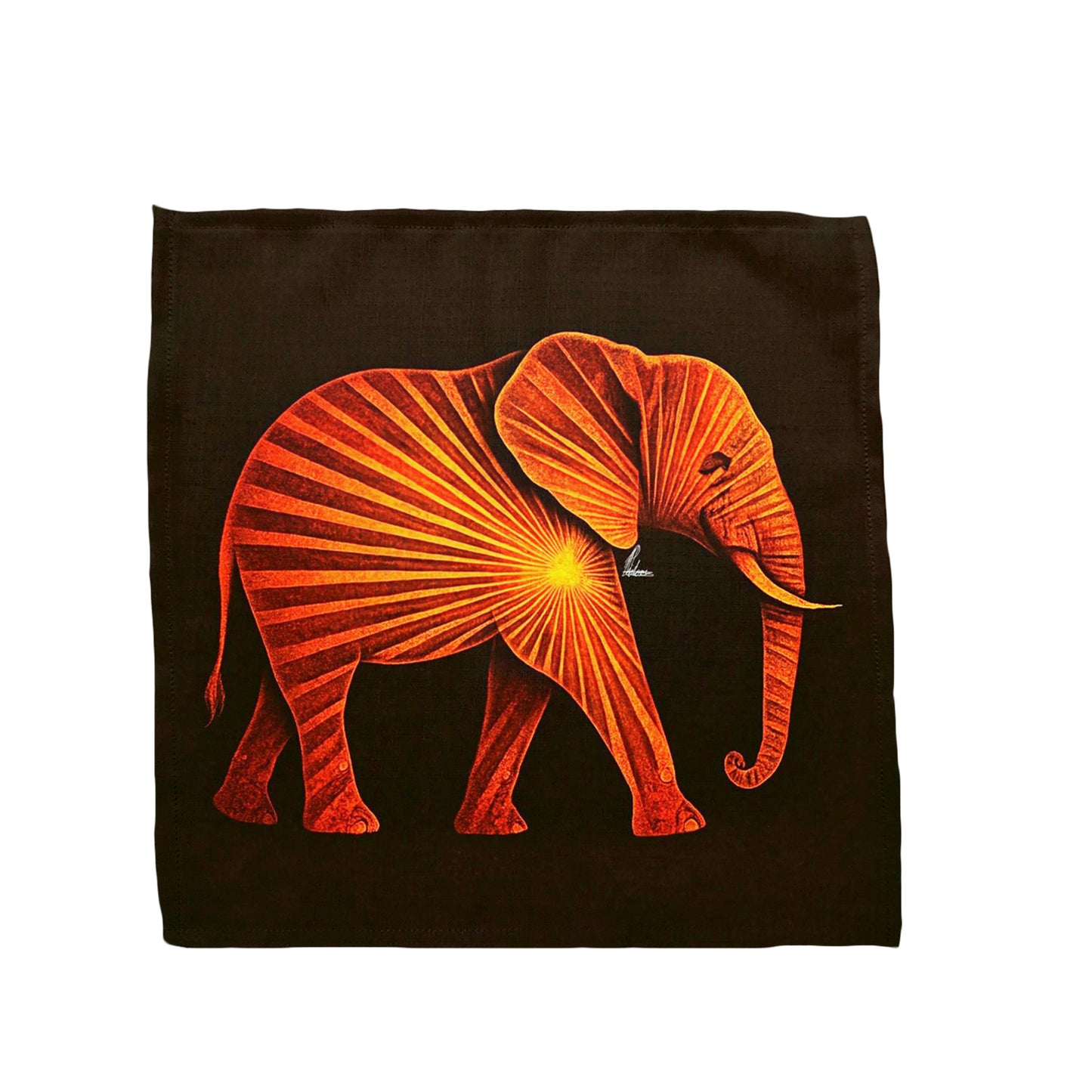Sunburst Elephant Napkins by Nathan Pieterse