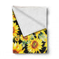 Sunflower Bushes Light Weight Fleece Blanket  By Mark Van Vuuren