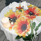 Sunflower Round Tablecloth by Wikus Schalkwyk