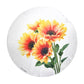 Sunflower Round Tablecloth by Wikus Schalkwyk