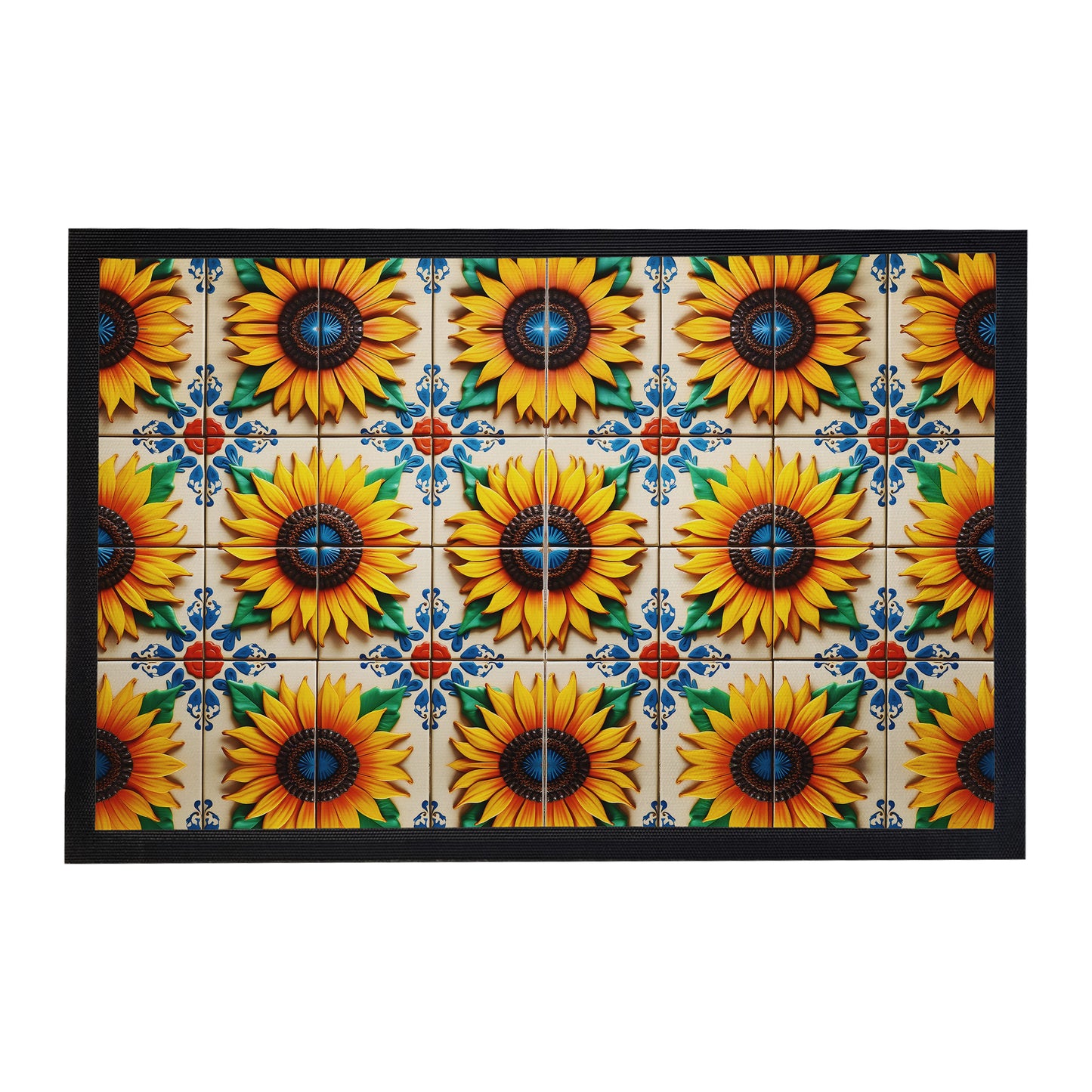 Sunflower Tiles Door Mat