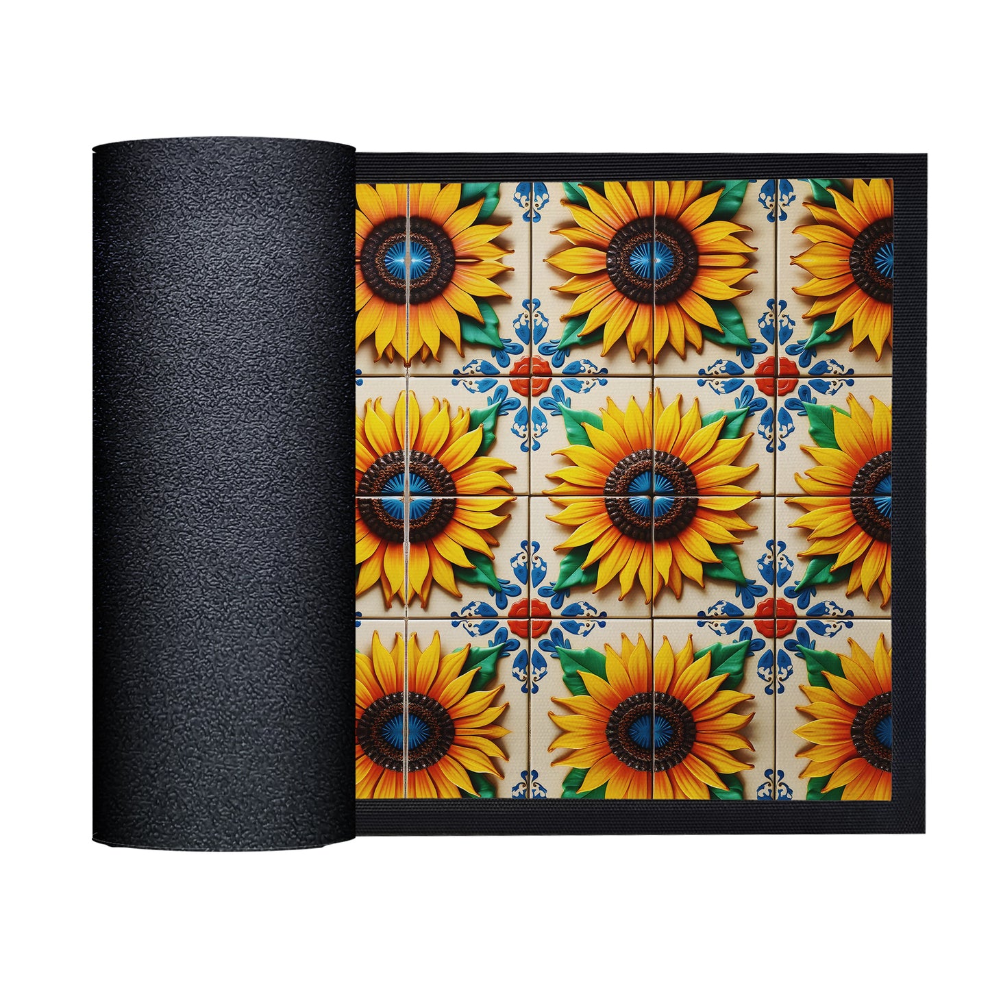Sunflower Tiles Door Mat