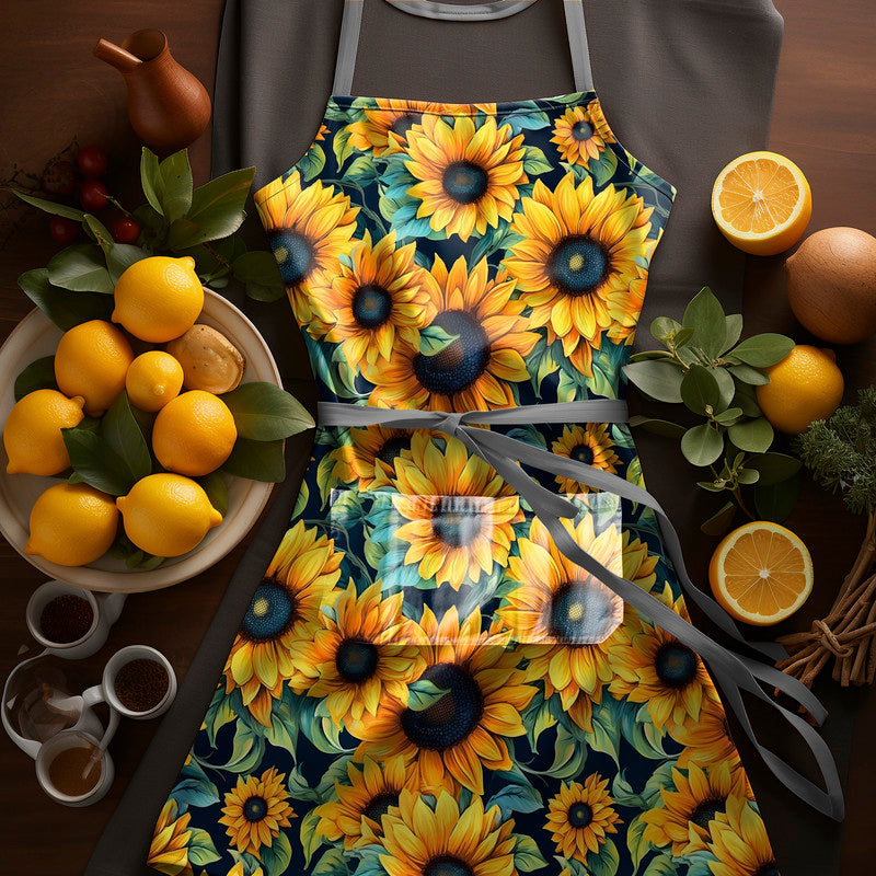 Sunflowers in the Wind Apron