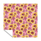 Sunflowers on Burgendy Square Tablecloth