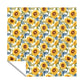 Sunflowers on White Square Tablecloth