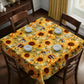 Sunflowers Autumn Leaves Square Tablecloth