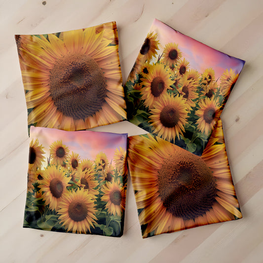 Sunflowers Luxury Scatter Covers (Set of 4)