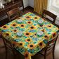 Sunflowers on Yellow Square Tablecloth