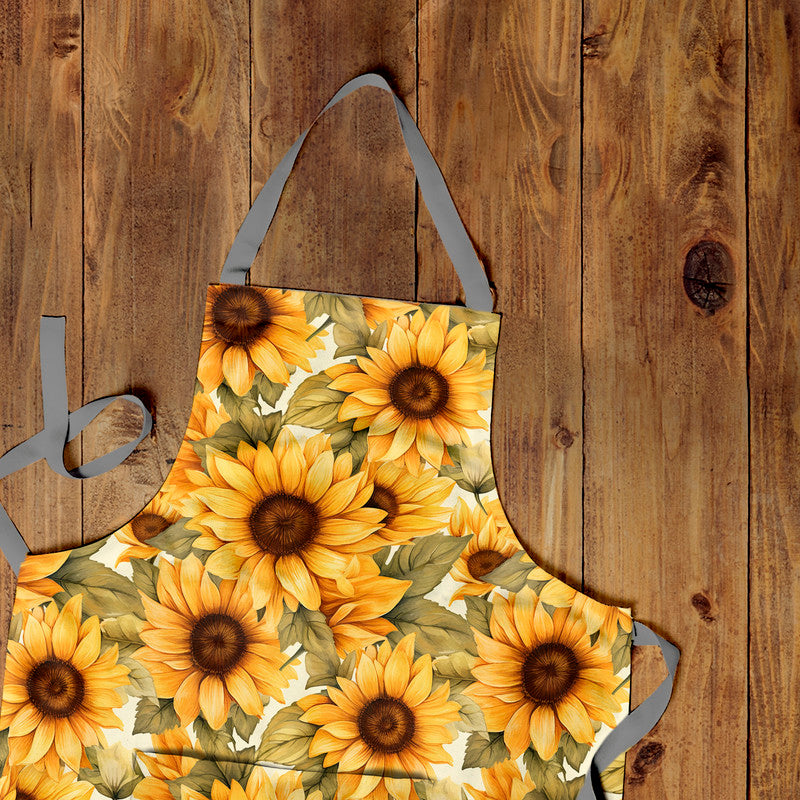 Sunlit Sunflowers Apron