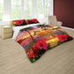 Sunlit Dolphin Splash Duvet Cover Set