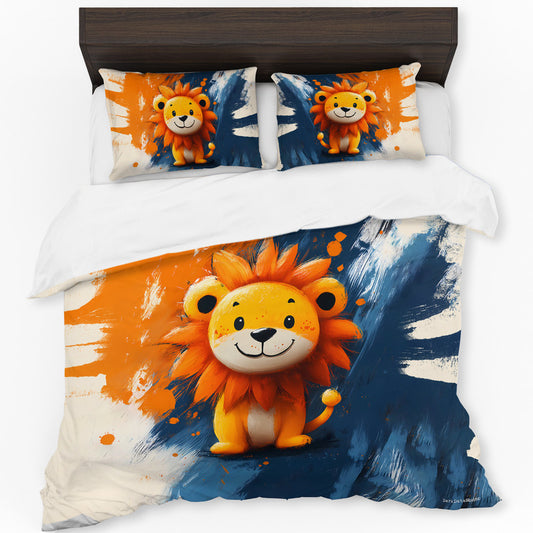 Sunny Lion Duvet Cover Set by Wikus Schalkwyk