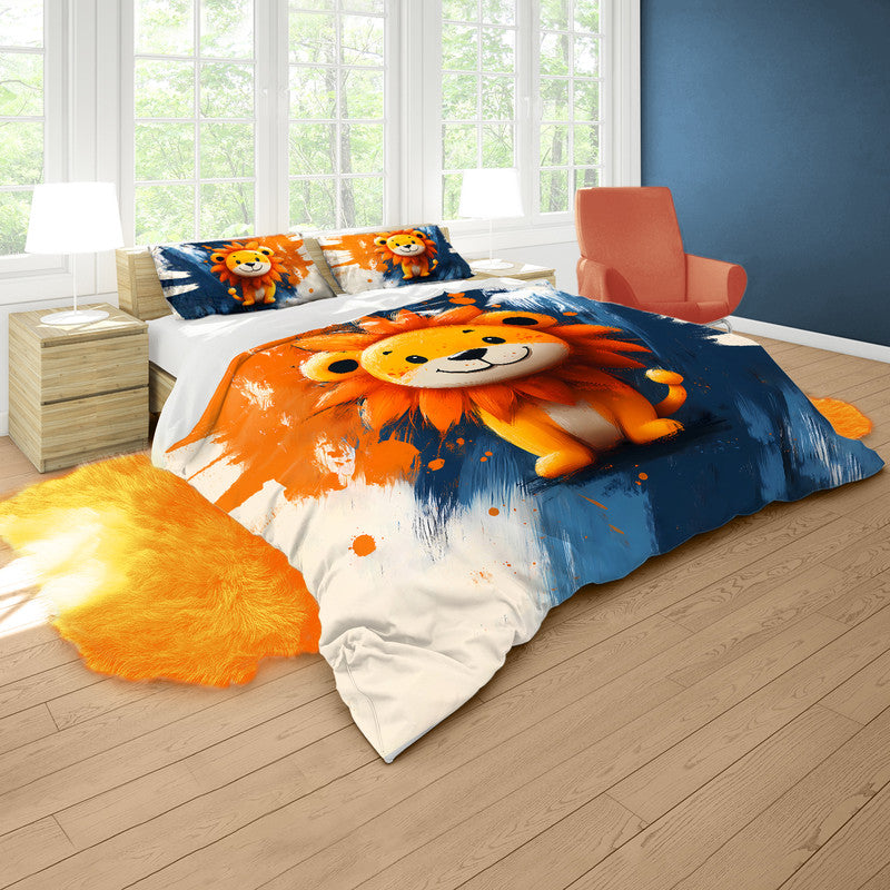 Sunny Lion Duvet Cover Set by Wikus Schalkwyk