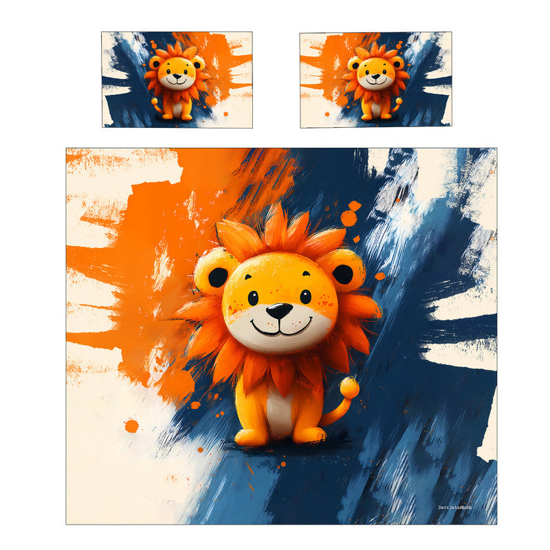 Sunny Lion Duvet Cover Set by Wikus Schalkwyk