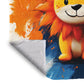 Sunny Lion Light Weight Fleece Blanket by Wikus Schalkwyk
