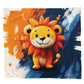 Sunny Lion Light Weight Fleece Blanket by Wikus Schalkwyk