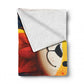 Sunny Lion Light Weight Fleece Blanket by Wikus Schalkwyk