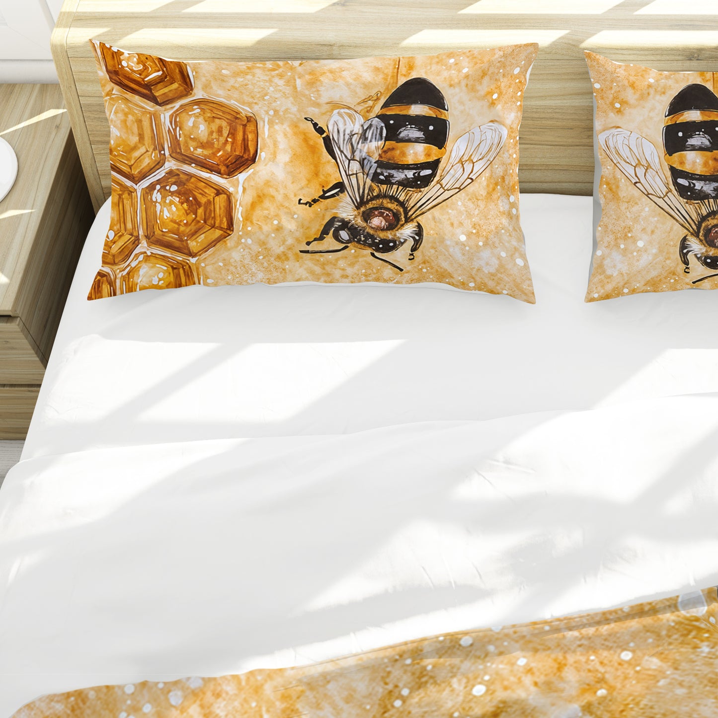 Sunny Bees Duvet Cover Set