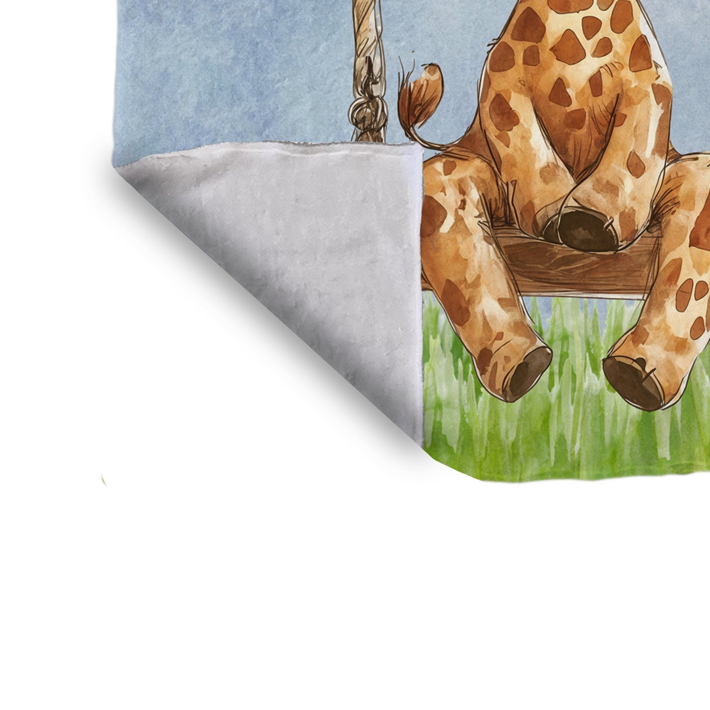 Sunny Giraffe Baby Fleece Blanket
