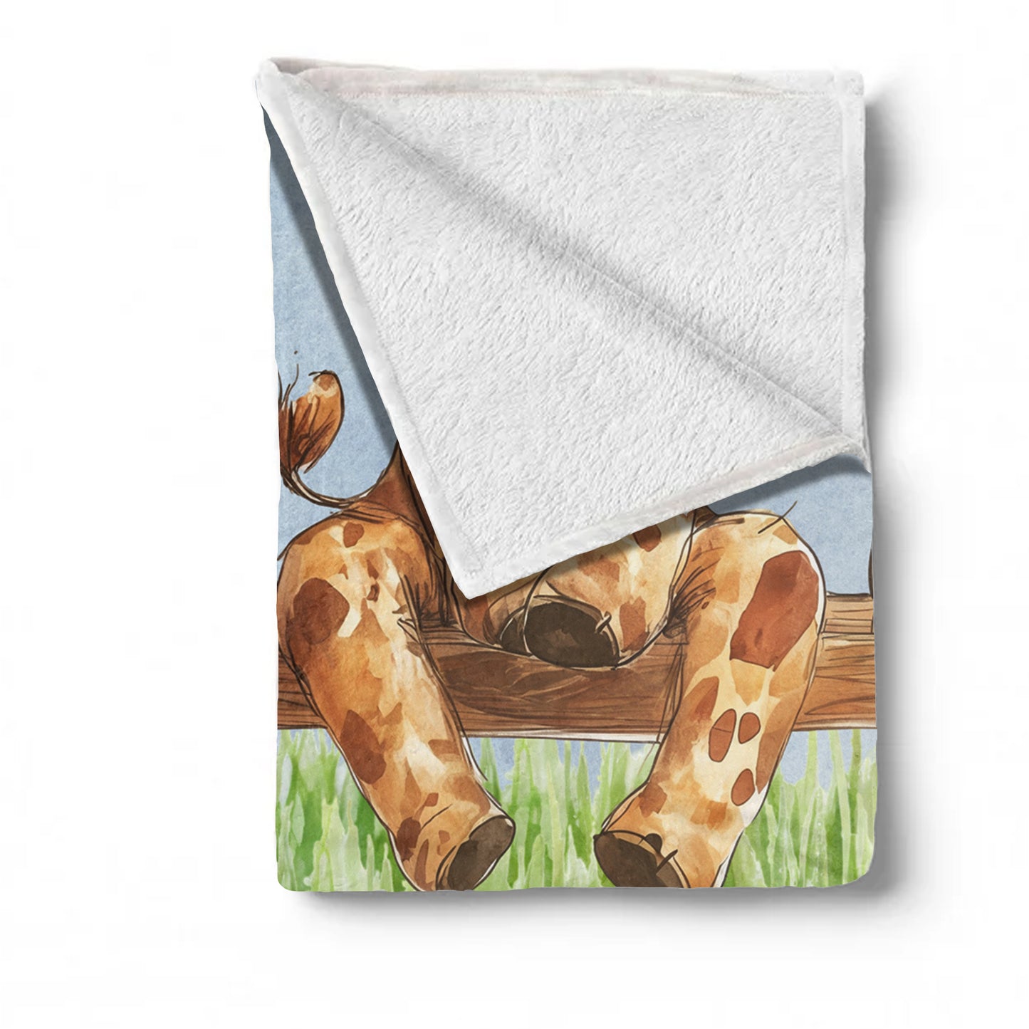 Sunny Giraffe Baby Fleece Blanket