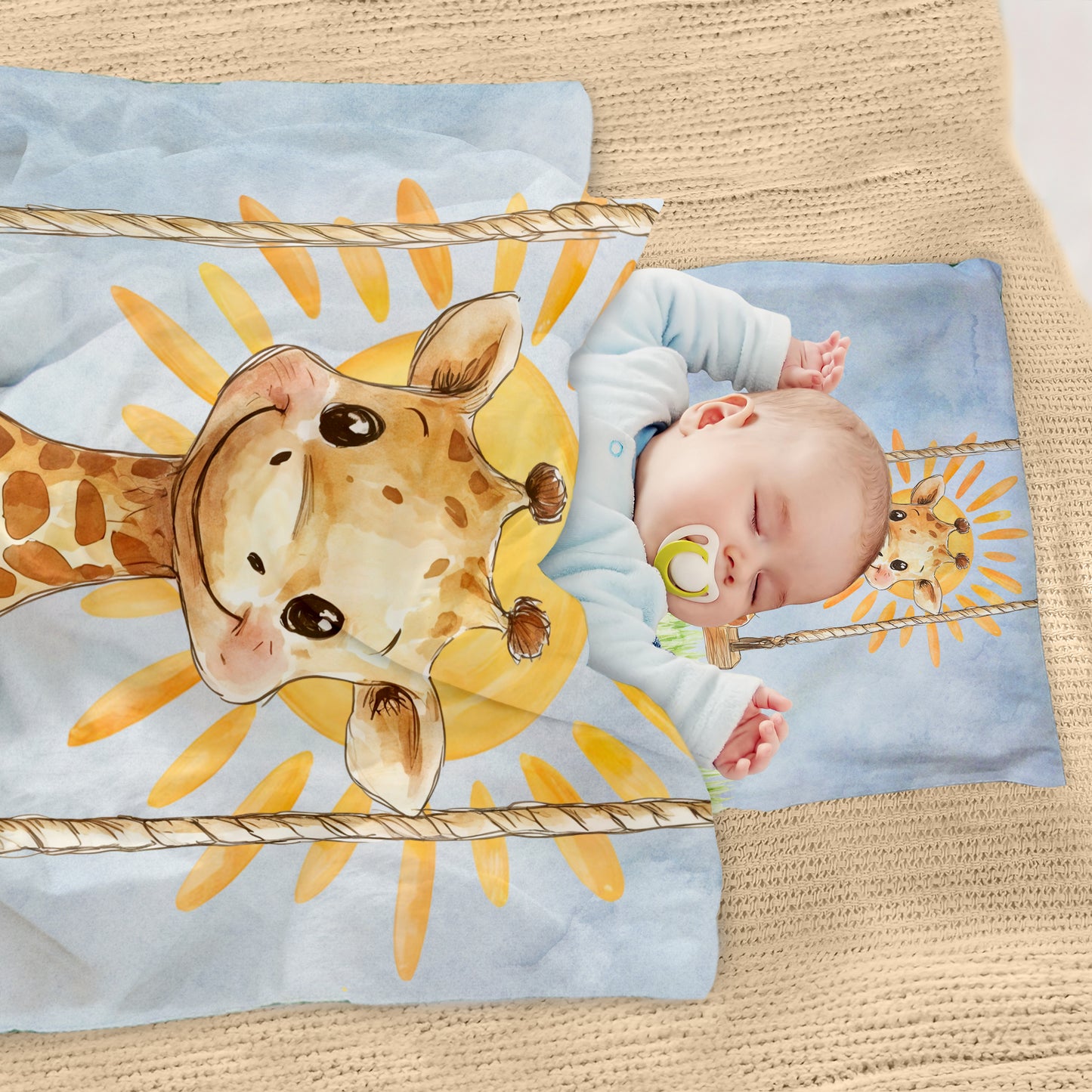 Sunny Giraffe Cot Set