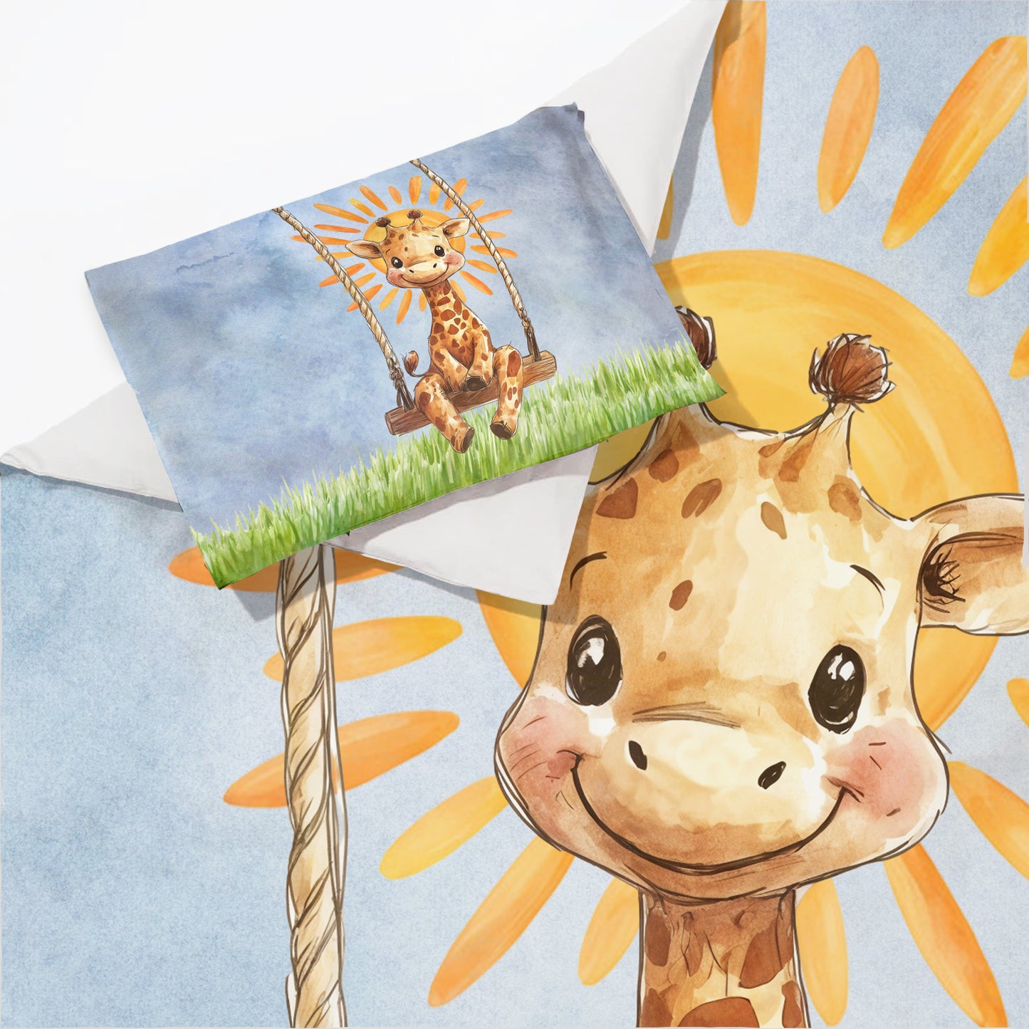 Sunny Giraffe Cot Set