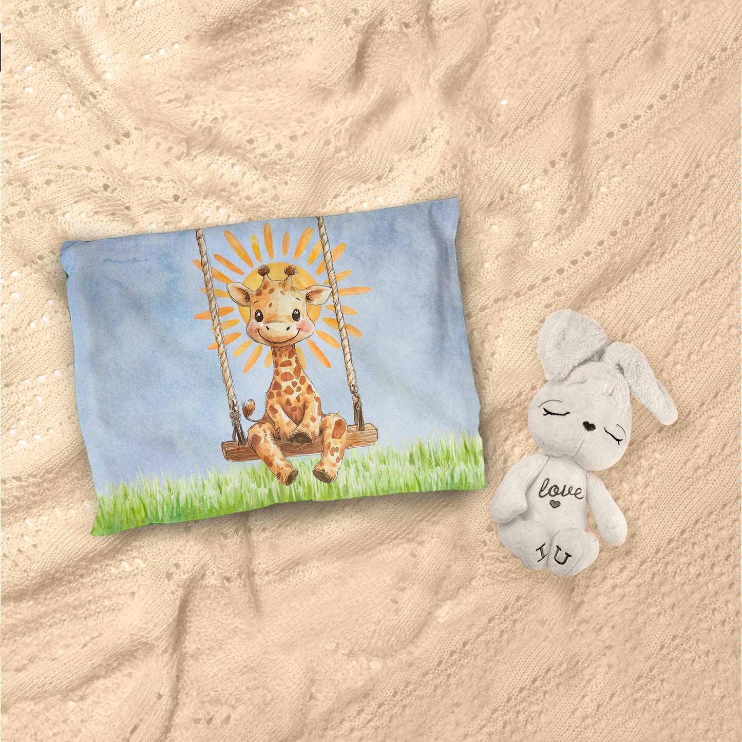 Sunny Giraffe Cot Set