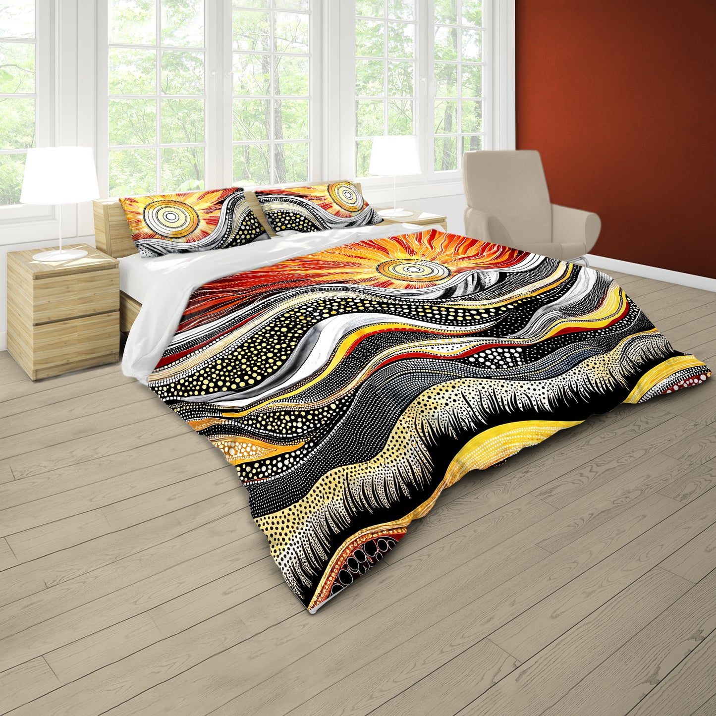 Sun of Africa Duvet Cover Set