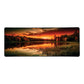 Sunrise Over The River Large Desk Pad