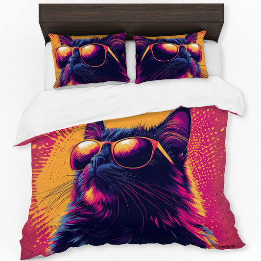 Sunset Whiskers Duvet Cover Set by Wikus Schalkwyk