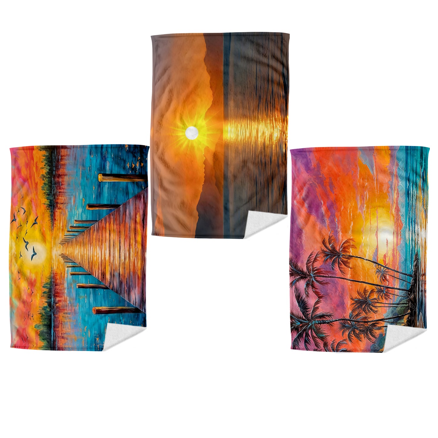 Sunset Dish Cloth (Set of 3)