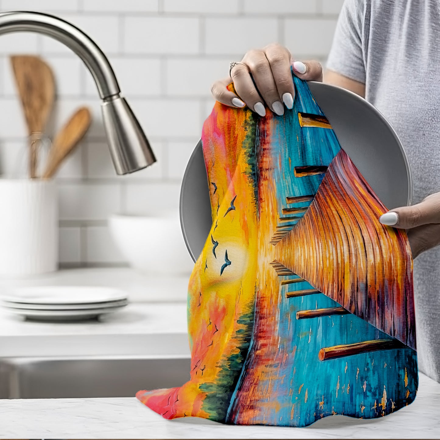 Sunset Dish Cloth (Set of 3)