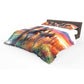Sunset Donkeys Duvet Cover Set