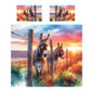Sunset Donkeys Duvet Cover Set