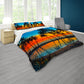 Sunset Palms Duvet Cover Set