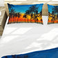 Sunset Palms Duvet Cover Set