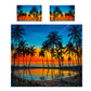 Sunset Palms Duvet Cover Set