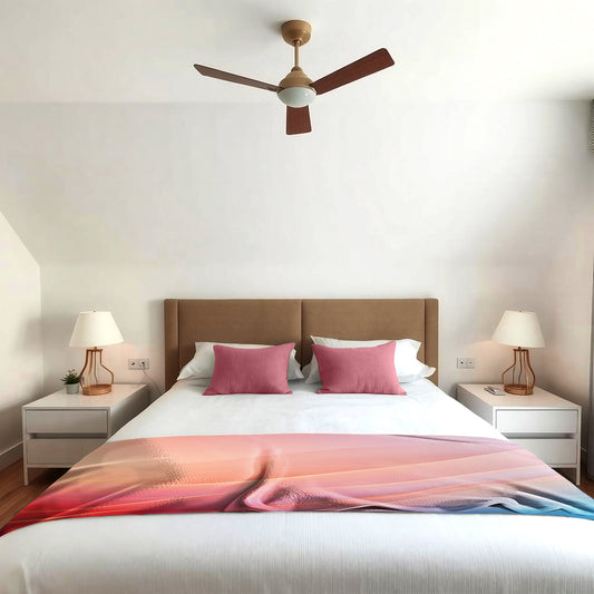 Sunset Rays Light Bed Throw