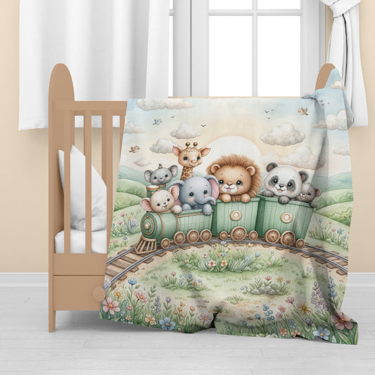 Sunshine Express Baby Fleece Blanket