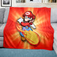 Super Mario Light Weight Fleece Blanket