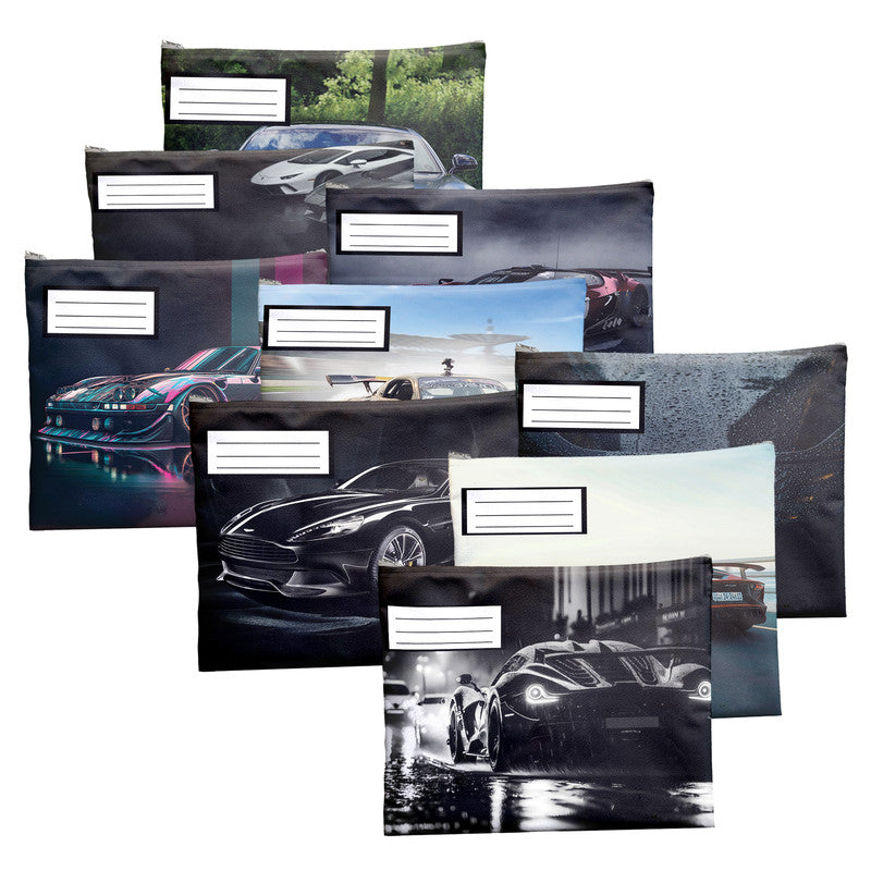 Supercars Subject Savvy Book Bags Set 9