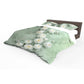 Superior White Rose Duvet Cover Set