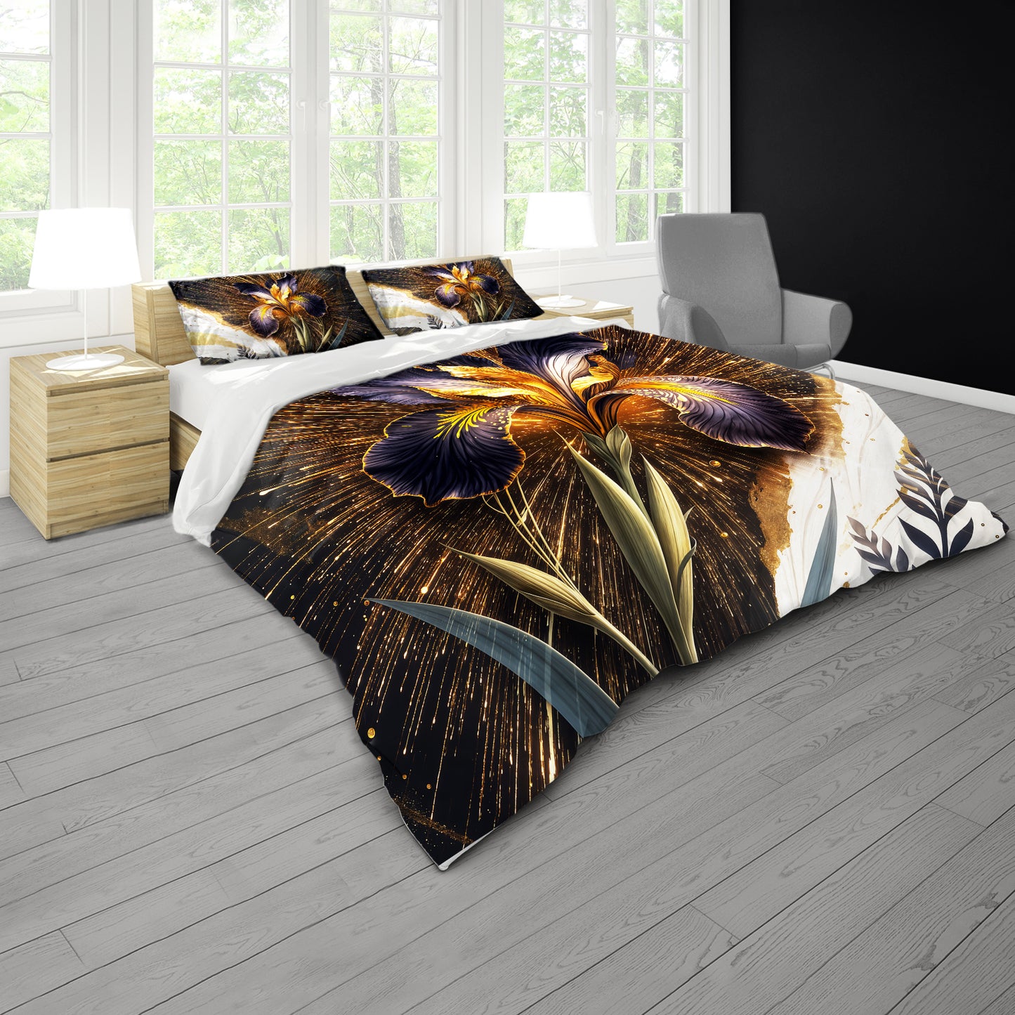 Supernova Iris Duvet Cover Set